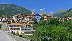 View of Saint-Martin-Vésubie