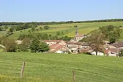 A general view of Vouthon-Bas