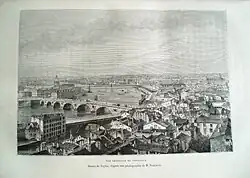 Late-19th-century drawing of the city