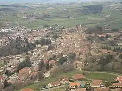 A partial view of Thizy-les-Bourgs