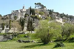 View of Le Beaucet