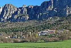 View of the village from the Napoleon Road