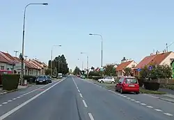Brněnská street in Nouzka