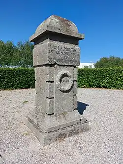 1802 Werner Hasper Moltke Memorial in Ribe.