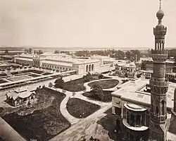 Part of the Japanese display, as seen from one of the Ottoman minarets