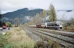 WCRA_special_train_at_Pemberton_BC