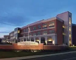 Wentworth–Douglass Hospital exterior on Central Ave