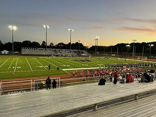 Varsity football game
