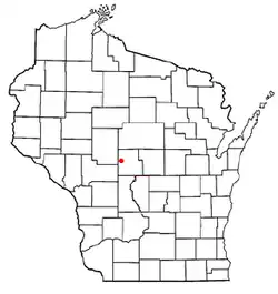 Location of the Town of Cary, Wisconsin