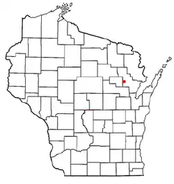 Location of How, Wisconsin