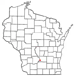 Location of Lake Wisconsin, Wisconsin