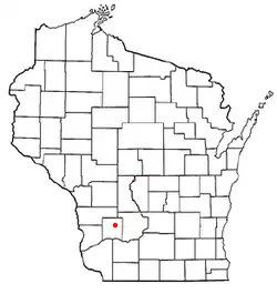 Location of Rockbridge, Wisconsin
