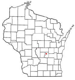 Location of St. Marie, Wisconsin