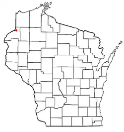 Location of Swiss, Wisconsin