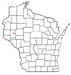 Location of Tainter Lake census-designated place
