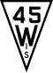 State Trunk Highway 45 marker