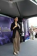 Singing during Kaamatan