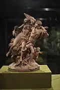 Claude Michel (Clodion)—Cupid and Psyche, in Terracotta