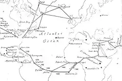 WW2 Ferry Command Air Routes 1942.