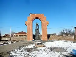 Monument devoted to the victims of Second World War in Nor Artagers