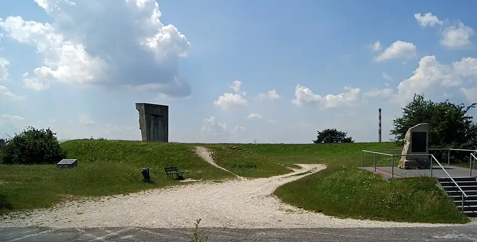 C-dołek, the place where the Germans carried out executions, 2013