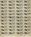 Fighter plane ration stamp