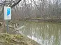 Wabash River in Limberlost Recreation Area, south of Berne, Indiana