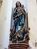 Gothic Saint Mary figure