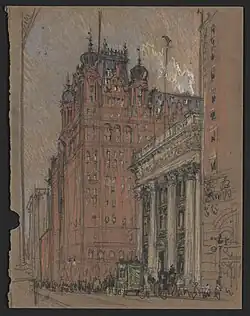 Waldorf-Astoria Hotel, New York City (1890-93 & 1897), Henry J. Hardenbergh, architect (of both hotels)