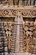 Wall relief sculpture, Amrutesvara temple