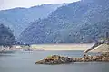 Wall of Kulekhani dam