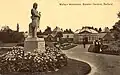The marble sculpture Sir William Wallace, Ball. Unveiled 24th May 1889 at the Botanic Gardens, Ballarat.
