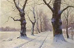 Wintry Lane