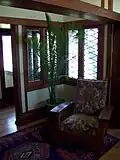 Interior view of front entrance