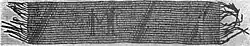Great Treaty wampum belt given from the Lenape to William Penn, Pennsylvania, 1682