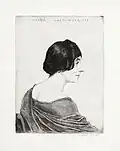 Wanda Landowska, harpsichordist (1917)