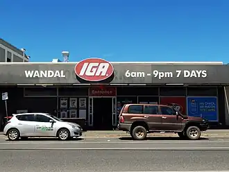 IGA supermarket in Wandal, 2020