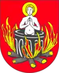 Martyrdom of Saint Vitus/Sankt Veit on the coat of arms of Sankt Veit im Pongau, Austria