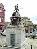 Oldham War Memorial, north side, 2007
