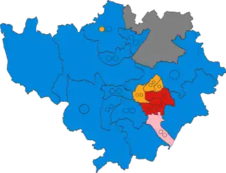 2011 results map