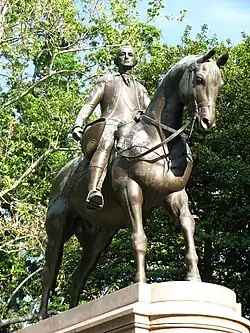 George Washington on Horseback (1959), by Herbert Haseltine, Washington National Cathedral
