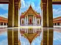 The marble ordination hall (ubosot)