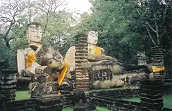 Reclining Buddha statue in Wat Phra Kaeo
