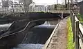 Bridge and Weir at Water Treatment Plant Ruthin