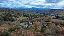 View of Lower Waterford, VT, from the west