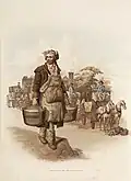 Waterman to a Coach Stand, from The Costume of Great Britain, 1808