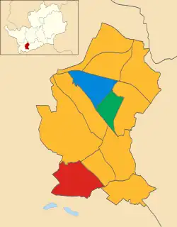 2007 results map