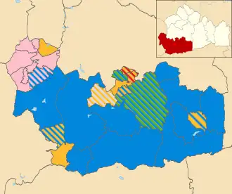 2019 results map