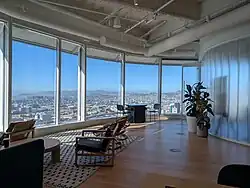 Location in the Salesforce Tower