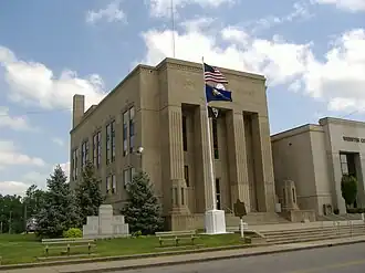 Webster County Courthouse in Dixon